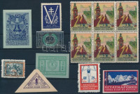 1918-1944 14 db levélzáró stecklapon