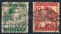Svájc 1915 Mi 128-129 (Mi EUR 110,-)