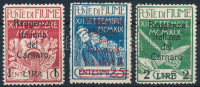 Fiume Carnaro-sziget 1920 Mi 13-15 (*Mi EUR 320,-)
