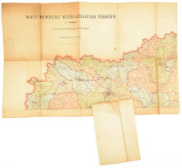 1943 Magyarország közigazgatási térképe. Két részből álló, nagyméretű térkép, a törvényhatóságok jegyzékével. 1 : 500.000, M. Kir. Honvéd Térképészeti Intézet. A lapok szélén és a hajtások mentén kis szakadásokkal,