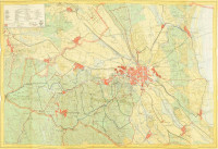 1931 Soproni hegység, Kirándulók térképe 14. sz., 1 : 25.000, Bp., M. Kir. Állami Térképészeti Intézet, 82x55 cm