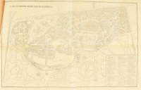 1896 Az Ezredéves Országos Kiállítás helyszínrajza. Bp., Pallas Rt.-ny., 32x49 cm + Budapest térképe, Posner Károly Lajos és Fia, 31,5x23 cm