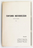 1976 Templomok Magyarországon múlt és jelen. Magyarok Világszövetsége Diafilm sorozat