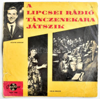 Lipcsei Rádió Tánczenekara, Helga Brauer, Günter Geisler - Táncdalok. Vinyl, 10', Mono. Qualiton, Magyarország, 1961. VG+, a tok sérült, viseltes