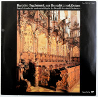 Franz Lehrndorfer - Barocke Orgelmusik Aus Benediktinerklöstern (Franz Lehrndorfer An Den Drei Orgeln Der Benediktinerabtei Ottobeuren)Vinyl, LP, Stereo. Carus. Németország, 1980. jó állapotban