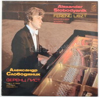 Alexander Slobodyanik, Ferenc Liszt - Sonata In B Minor / Hungarian Rhapsody No. 6.Vinyl, LP, Album. Melody, Melodia, Melodiya vagy Melodija. Szovjetunió. jó állapotban