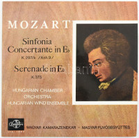 Mozart, Hungarian Chamber Orchestra, Hungarian Wind Ensemble - Sinfonia Concertante In Esz-dur K.297b (Anh.9) / Serenade In Esz-dur, K.375.Vinyl, LP. Qualiton. Magyarország, 1966. jó állapotban