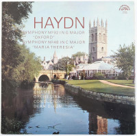 Haydn, Prague Chamber Orchestra, Dean Dixon - Symphony No. 92 In G Major 'Oxford' - Symphony No. 48 In C Major 'Maria Theresia'Vinyl, LP, Album. Supraphon. Csehszlovákia. jó állapotban