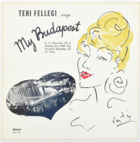 Teri Fellegi And Orchestra - My Budapest.Vinyl, LP, Album. Sonart. Egyesült Államok. a lemez enyhén karcos, az egyik oldalon a címke egy része kissé elmozdult
