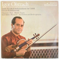 Igor Oistrach, Großes Rundfunk-Sinfonieorchester Der UdSSR, Gennadi Roshdestwenski, Chausson / Ravel / Saint-Saëns - Poem / Tzigane / Havanaise ? Introduktion Und Rondo Capriccioso.Vinyl, LP, Stereo. Melodia Eterna. Német Demokratikus