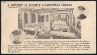 cca 1930 Szentkép a 'Saturnia és Vulcania' óriás motorhajók temploma képével