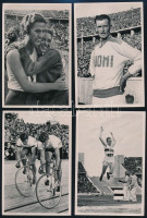 1936 Gyűjtőképek a berlini olimpiáról, hátoldalon németül feliratozva, jó állapotban, 15 db 12x8 cm