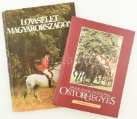 2 db lovassport témájú könyv: Hecker Walter - Palágyi Béla: Ostorhegyes. (Könyv a fogathajtásról). Bp., 1987, Mezőgazdasági Kiadó. Kiadói kartonált papírkötés. + Sz. Bozsik Nóra, Dr. Várady Jenő: Lovasélet Magyarországon. Bp.,
