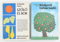 Prohászka Ferenc: Szőlő és bor. Bp., 1973., Mezőgazdasági. Kiadói papírkötés. + Dr. Merényi Károly: Kiskerti tanácsadó. Bp., 1986., Mezőgazdasági. Kiadói papírkötés.