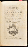 Gesang - und Gebetbuch, zum gottesdienstlichen Gebrauche der evangelischen Gemeinde in Pressburg. Hozzákötve: Gebete bey dem öffentlichen und Privatgottes dienste. Pressburg (Pozsony/Bratislava), 1829., Joh. Fried. Lippert,(S. Ludwig Weber-ny.)