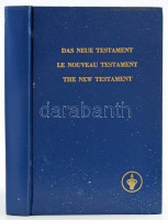 Das Neue Testament. / Le Nouveau Testament. / The New Testament. [Az Újtestamentum]. H.n., 1975, Gideon, 338+312+220 p. Három (német, francia, angol) nyelven. Kiadói műbőr-kötés, kissé foltos borítóval, egyébként jó állapotban.