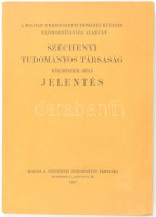 A magyar természettudományi kutatás előmozdítására alakult Széchenyi Tudományos Társaság működéséről szóló jelentés. Bp., 1937, Széchenyi Tudományos Társaság (Franklin-ny.), 141 p. Kiadói papírkötés