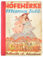 Losonczy Zoltán: Hófehérke mama lett. Róna Emy rajzaival. Bp., [1948], Palladis, 49+(1) p. Kiadói illusztrált félvászon-kötés, kissé viseltes, javított borítóval, helyenként kissé foltos lapokkal, ajándékozási bejegyzéssel,