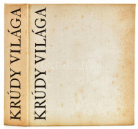 Tóbiás Áron: Krúdy világa. Bp., 1964, Fővárosi Szabó Ervin Könyvtár. Első kiadás! Megjelent 1500 példányban. Kiadói egészvászon kötés, kissé foltos borítóval.