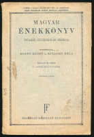 Magyar énekkönyv polgári leányiskolák számára. Szerk.: Hoppe Rezső és Sztankó Béla. II. rész. (A második osztály számára). Bp., 1927, Franklin-Társulat, 120 p. Harmadik kiadás. Kiadói papírkötés, foltos borítóval, néhány