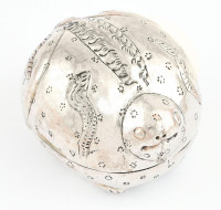 Ezüst (Ag) szerencse béka dobozka, jelzett, nettó: 37,73g, 7x5,5x4,5cm