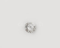 Moissanite, brill csiszolás, 4,97 mm, 0,42 cts