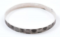Ezüst(Ag) karperec, jelzés nélkül, d: 6,5 cm, nettó: 16,3 g