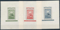 1951 80 éves a magyar bélyeg blokk sor (51.000)