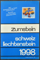 1998 Zumstein Svájc + Liechtenstein katalógus