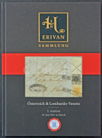2021 Corinphila: ERIVAN Sammlung: Österreich&Lombardo-Veneto (A/4, 114 oldalas árverési katalógus, benne világhírű magyar darabokkal is