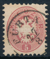 1864 5kr 'FURTA' (Gudlin 300 p)