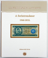 Adamovszky István: Magyarország Bankjegyei 1. - A forintrendszer 1946-2010. Színes bankjegy katalógus, nagyalakú négygyűrűs mappában. Újszerű állapotban