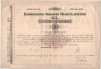 Budapest 1917. 'Kisbirtokosok Országos Földhitelintézete' 4 1/2%-os záloglevele 200K-ról, magyar, német és francia nyelven, szárazpecséttel, szelvényekkel T:F fo.