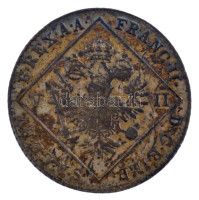 1802B 7Kr Ag 'I. Ferenc' Körmöcbánya (4,36g) T:AU,XF patina Hungary 1802B 7 Kreuzer Ag 'Franz I' Kremnitz (4,36g) C:AU,XF patina Huszár: 2012., Unger III.: 1395.a