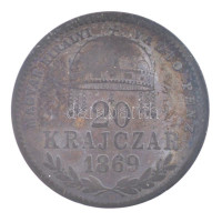 1869KB 20kr Ag 'Magyar Királyi Váltó Pénz' T:F patina Adamo M11.1