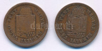 1885KB 1kr Cu + 1886KB 1kr Cu T:XF,F