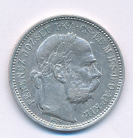 1895KB 1K Ag 'Ferenc József' T:XF karc. Adamo K5