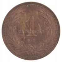 1902KB 1f bronz T:AU patina Hungary 1902KB 1 Fillér bronze C:AU patina Adamo K1