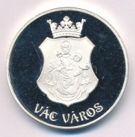 2006. '79. Bélyegnap - 160 éves a vasút - Nemzetközi Bélyegkiállítás Hunfila Vác 2006. június 23-25. / Vác város' fém emlékérem kapszulában (42,5mm) T:AU (PP) karc