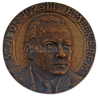 Kalmár Márton (1946-) 1989. 'Szabon József emlékérem / A fül-orr-gége klinika igazgatója 1960-1977' kétoldalas bronz emlékérem (90mm) T:1- kis patina
