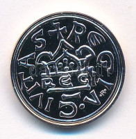 DN 'Magyarok Kincstára - Lancea Regis' ezüstözött réz-cink ötvözet utánveret tanúsítvánnyal, kapszulában (20mm) T:PP patina
