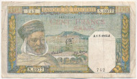 Algéria 1942. 100Fr T:III,III-Algeria 1942. 100 Francs C:F,VGKrause P#88