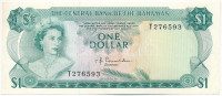 Bahamák 1974. 1$ 'T 276593' T:XFBahamas 1974. 1 Dollar 'T 276593' C:XFKrause P#35a