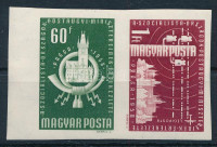 1958 A szocialista országok postaügyi minisztereinek értekezlete vágott ívszéli pár (3.000)