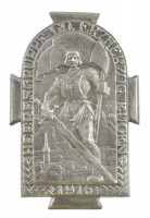 Osztrák-Magyar Monarchia 1916. 'Jenő Főherceg Hadseregcsoport' ezüstözött fém jelvény 'ENTW.V.F.REICHL AUSGEF. ATEL. G. GURSCHNER WIEN VII/2' gyártói jelzéssel (42x28mm) T:1,1- / Austro-Hungarian Monarchy 1916. 'Heeresgruppe GO.