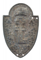 ~1940. hadifém lemez levente jelvény (58x34mm) T:2 kissé hajlott lemez, kopásnyom