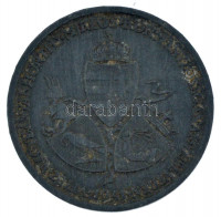 1941. 'Délvidéki Emlékérem' Zn emlékérem mellszalag, fül nélkül Szign.: BERÁN L. T:2 patina, letört fülHungary 1941. 'Commemorative Medal for the Return of Southern Hungary' Zn medal without ear and ribbon. Sign: BERÁN L. C:XF
