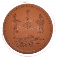 2010. '60 éves a Magyar Honvédség Vegyvédelmi Szolgálata' kétoldalas bronz emlékérem (42,5mm) T:UNC