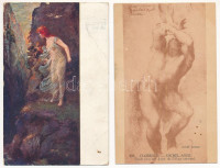 50 db RÉGI motívum képeslap vegyes minőségben / 50 pre-1945 motive postcards in mixed quality