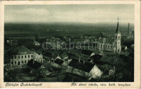 1944 Budakalász, Állami elemi iskola, Római katolikus templom. Hangya szövetkezet kiadása (Rb)